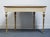 Wood Ej Victor Newport Historic Collection Italian Provincial Shabby Chic 42" Demilune Console Table W. Inlaid Top 1000-44 For Sale - Image 7 of 10