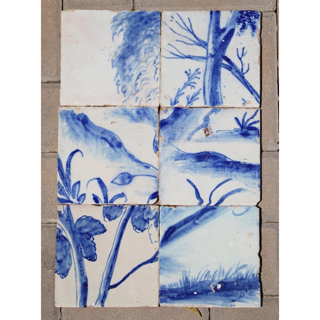 Circa: 18th Century. Country: Portugal. Material: Earthenware, Tin-glazed pottery. Item condition: Some chips and...