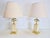 Hollywood Regency Regency Fruit Bowl Table Lamps in Brass and Crystal from Maison Le Dauphin, 1970s, Set of 2 For Sale - Image 3 of 13