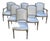 Late 19th Century Set of 6 Louis XVI Dining Chairs For Sale