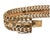 18k Yellow Gold Italian Mesh Bracelet Vintage For Sale - Image 4 of 9