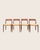 Brown Vintage Model 75 Teak Dining Chairs by Niels Otto Møller, 1960s, Set of 4 For Sale - Image 8 of 8