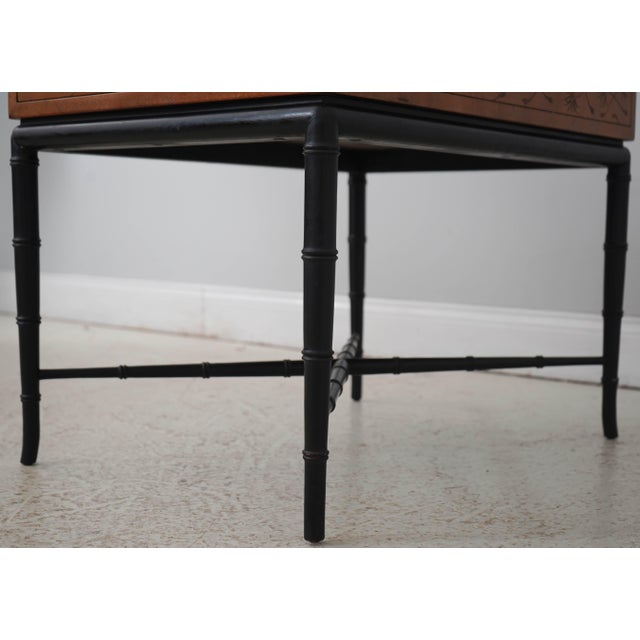 Pair of Kittinger Faux Bamboo Modern Design Side Tables For Sale - Image 10 of 18