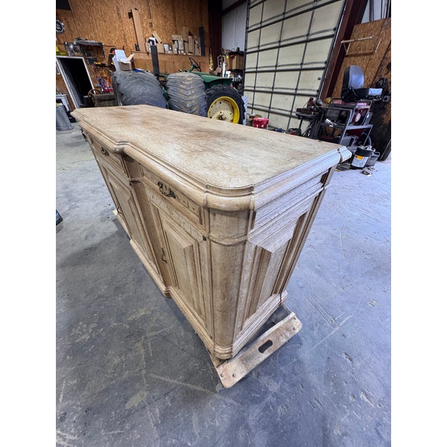 19th Century Bleached Pine Server For Sale - Image 13 of 18