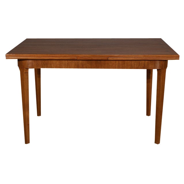 Scandinavian Extending Teak Table, 1960s For Sale