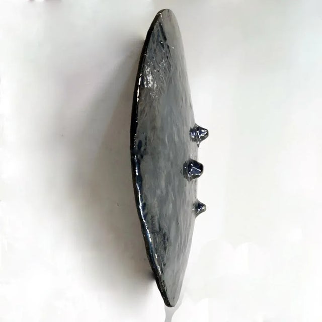 Ceramic Galaxy Terracotta Sculpture by Angelo Rinaldi, 1998 For Sale - Image 7 of 10