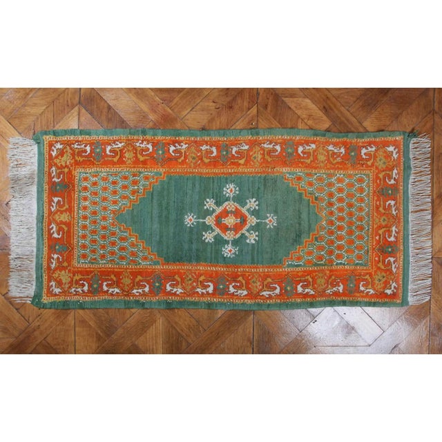 2000 - 2009 Hand-Knotted Rug in Wool and Cotton For Sale - Image 5 of 5