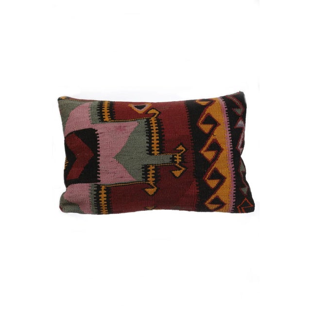 Handmade Kilim Pillow Cover For Sale - Image 4 of 4