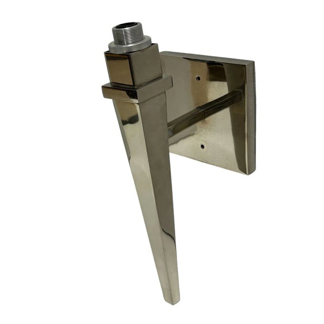 Metal Pair of Sconces From the Original Century Plaza Hotel in Los Angeles 1966 For Sale - Image 7 of 7