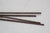 4 Mid Century Pink Glass Cherry Blossom Flower Arrangement Stems 19" For Sale - Image 4 of 8