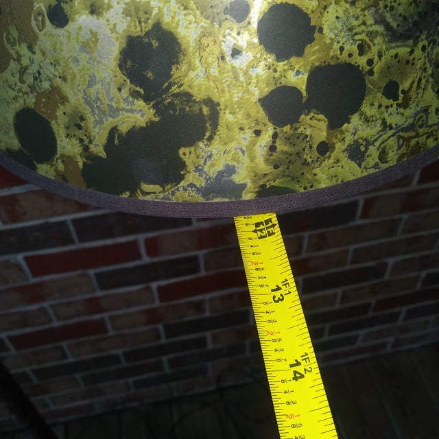 Mid Century Modern Gothic Iron Bridge Arm and Urn Floor Lamp For Sale - Image 17 of 18