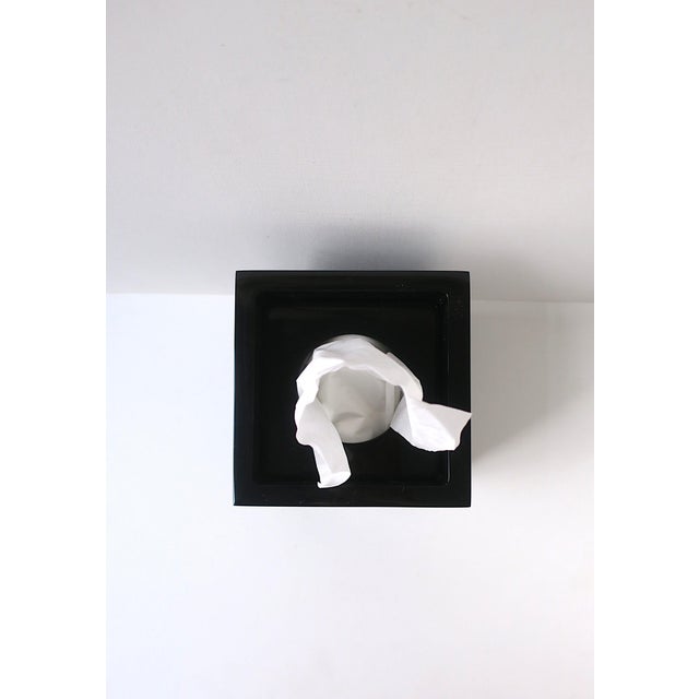 Lucite Tissue Box For Sale - Image 4 of 10