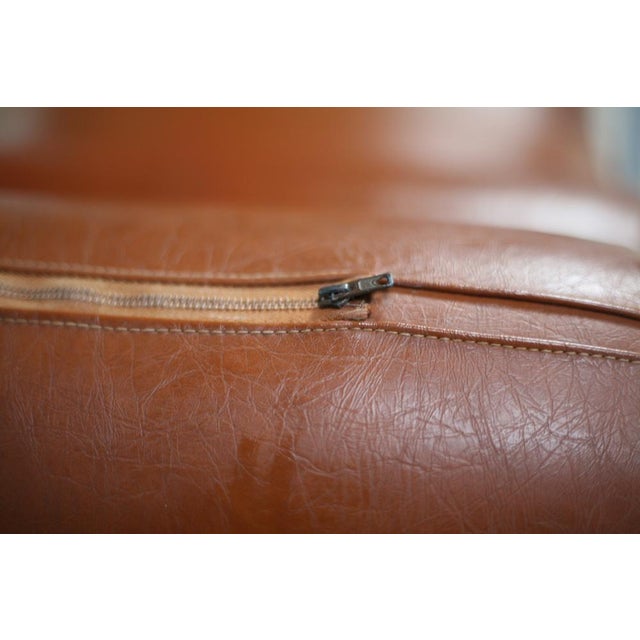 Space Age Armchair in Tubular Metal and Imitation Leather, 1960s For Sale - Image 9 of 16