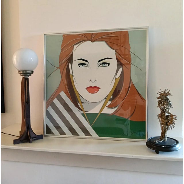Patrick Nagel, Pop Art Redhead Woman, 1985, Print For Sale - Image 9 of 9