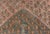 Early 20th Century Antique Persian Gallery Malayer Rug With Geometric Design in Gray-Blue and Pink For Sale - Image 5 of 12