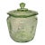 1940s Anchor Hocking Vaseline Glass Ginger Jar For Sale