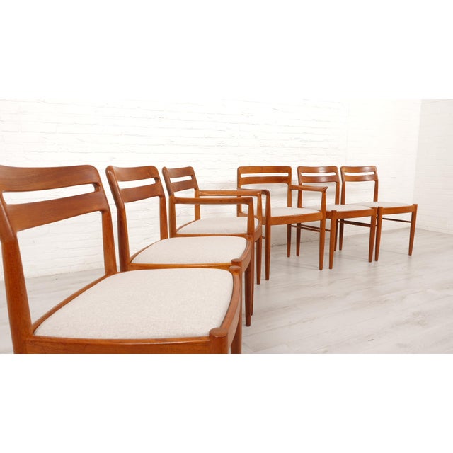 Dining Chairs by H.W. Klein for Bramin, 1960s, Set of 6 For Sale - Image 12 of 18