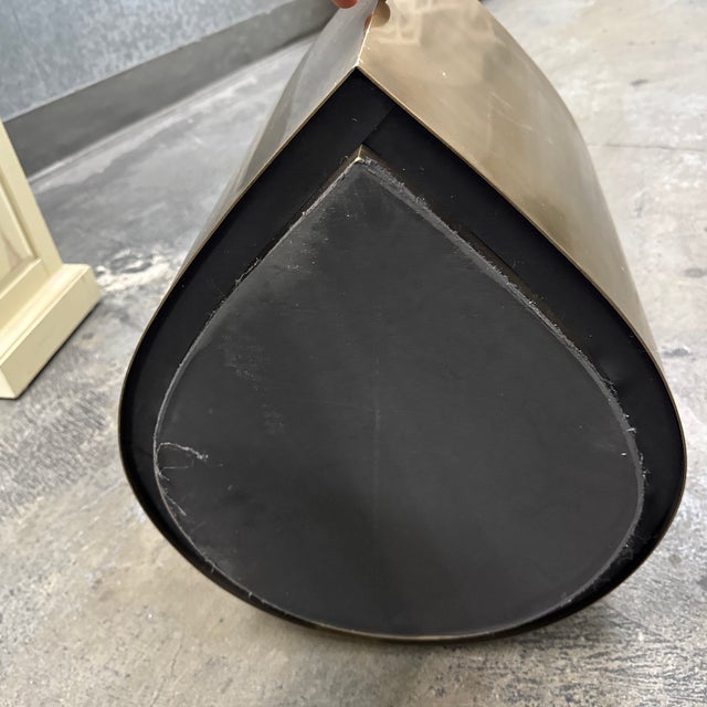 Jonathan Adler Brass Teardrop Side Table For Sale - Image 10 of 12