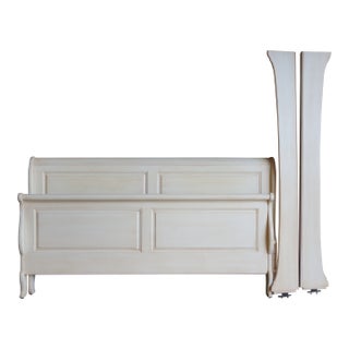 Ethan Allen Country French King Sleigh Bed For Sale