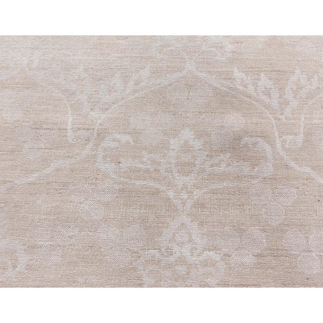 Modern Modern Floral RA7 Grey Wool Handmade Rug by Doris Leslie Blau For Sale - Image 3 of 8
