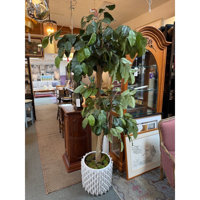 Design Plus Gallery presents a Faux Banyan Tree from New Growth Design. A naturalistic trunk layered green foliage, and a...