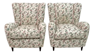 Set of Mid-Century Modern Armchairs by Paolo Buffa, Italy, 1950s