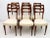 1950s Mid-Century Modern Mahogany Dining Chairs by Vittorio Dassi, 1950s, Set of 6 For Sale - Image 5 of 11