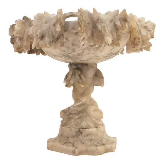 Early 20th Century Italian Alabaster Table Centrepiece For Sale
