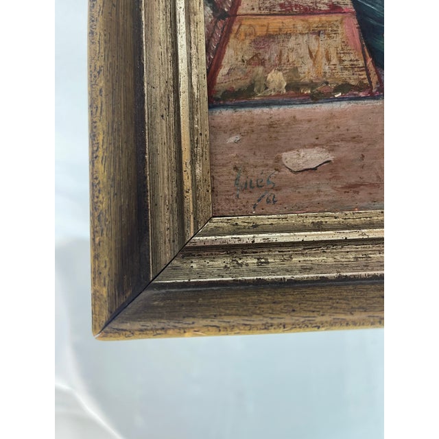 Listing Title Vintage 1962 Signed Aviles Artist’s Toolbox Still Life Painting For Sale - Image 10 of 11