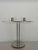 1980s Peter Maly for Wilkens Stainless Steel Two-Light Candelabrum For Sale In Detroit - Image 6 of 10