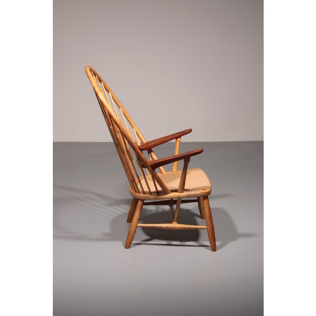 JH-550 Peacock Chair by Hans J. Wegner for Johannes Hansen, 1960 For Sale - Image 10 of 15