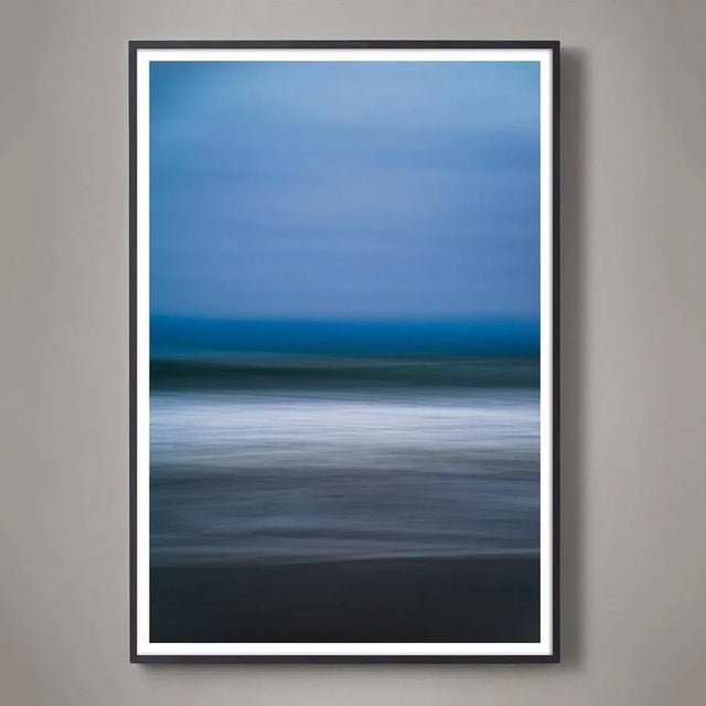 Contemporary "Horizons No. 1" Abstract Seascape Framed Photograph For Sale - Image 3 of 4