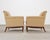 Textile Pair of A. Rudin "No. 600.1" Hardwood Boucle Lounge Armchairs For Sale - Image 7 of 18
