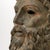 19th Century Grand Tour Patinated Bronze Head of a Classical Bearded Deity, Poseidon For Sale In Los Angeles - Image 6 of 10