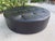 Poltrana Frau Poltrona Frau Cubo D120 Black Pelle Leather Round Ottoman on Casters For Sale - Image 4 of 12