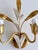 Italian Gilt and White Tole Two-Light Wall Sconces Masca, 1970s, Set of 2 For Sale - Image 6 of 17