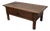 Antique Spanish Farmhouse Rustic Chestnut Coffee Table For Sale