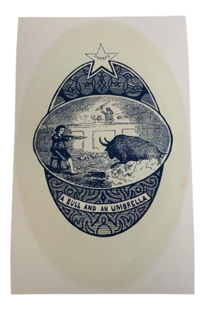 Antique Taurus the Bull Reproduction Print