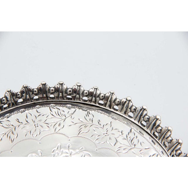 Circular Silver Ticket Box Saver, in Good conditions.