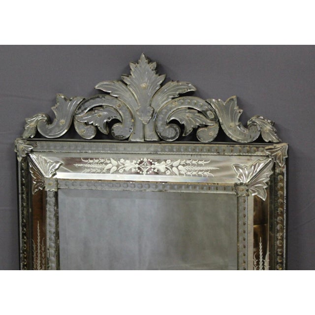 Venetian Mirror with Glazing Beads, Late 19th Century For Sale - Image 10 of 13