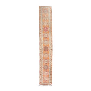 Vintage Orange Turkish Long Runner - 2'9" x 18'11" For Sale