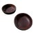Pair of 1970s Wooden Hand Turned Bowls For Sale