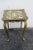 Italian Florentine Antique Gold Nesting Tables Set of Three For Sale - Image 4 of 13