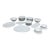 Mid Century Rosenthal Raymond Loewy Form 2000 Classic Modern White Dinner Set- 45 Pieces For Sale