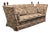 90" English Knole Style Four Seat Sofa Upholstery Project For Sale