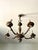 Regency Bronze 5-Light Chandelier, 1950s For Sale - Image 6 of 10