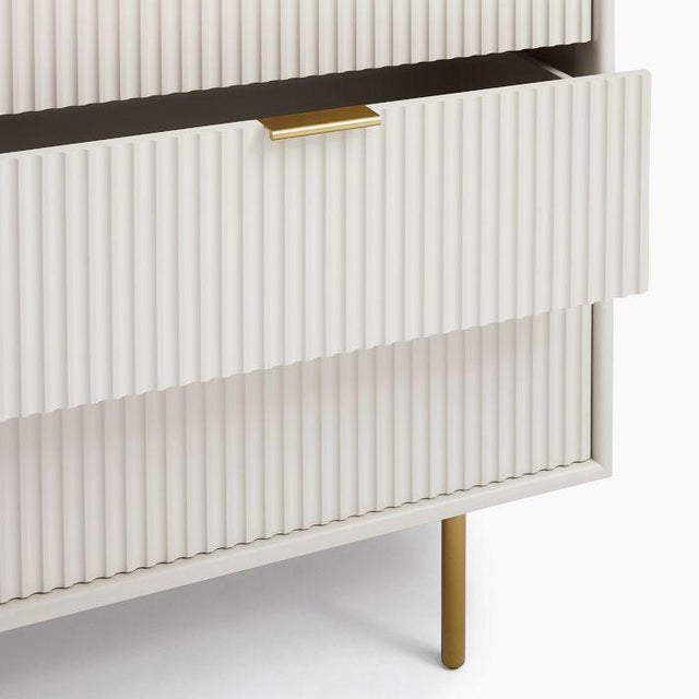 2020s West Elm Quinn 6-Drawer Dresser in Haze - Like New For Sale - Image 5 of 6