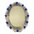 Hand-Carved Venetian Oval Mirror in Murano Glass Style, Early 21st Century For Sale