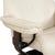 Cream Set of Sunrise Leather Recliner Chair with Ottoman from Stressless For Sale - Image 8 of 18