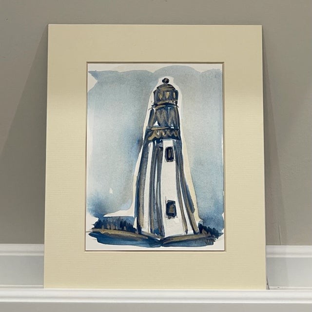 Nautical Gallery Wall Collection of Coastal Watercolors by JJHogan | Set of 4 For Sale - Image 3 of 5